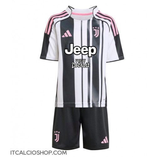 Juventus Teun Koopmeiners #8 Prima Maglia Bambino 2025-26 Manica Corta (+ Pantaloni corti)